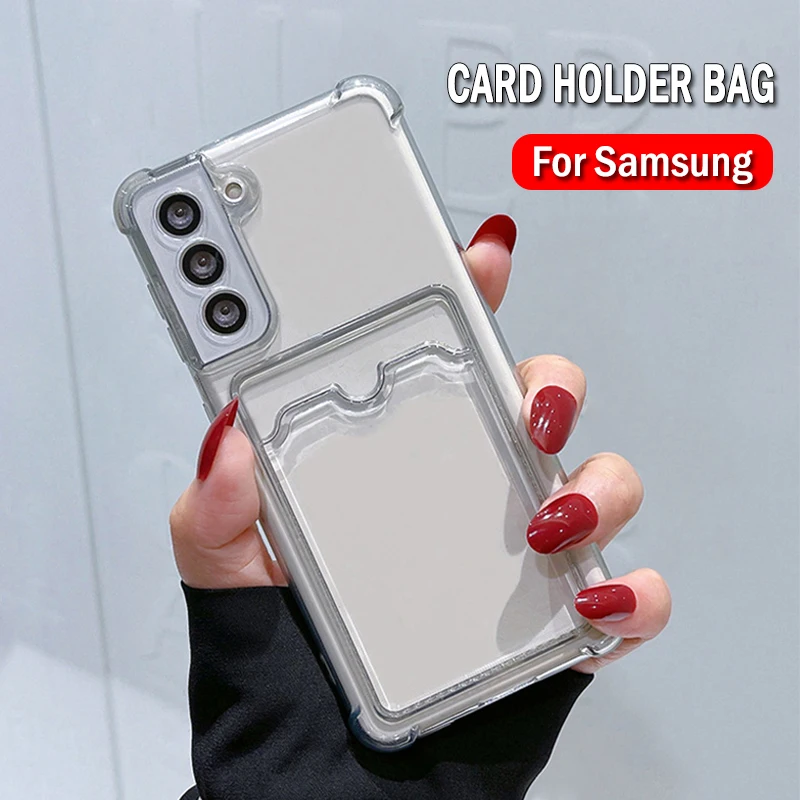 Card Holder Wallet Case For Samsung S25 S24 S26 Ultra S22 S23 A56 A55 5G A54 A52S 5G A53 A51 A17 A16 A15 A36 A34 A35 Cases Cover