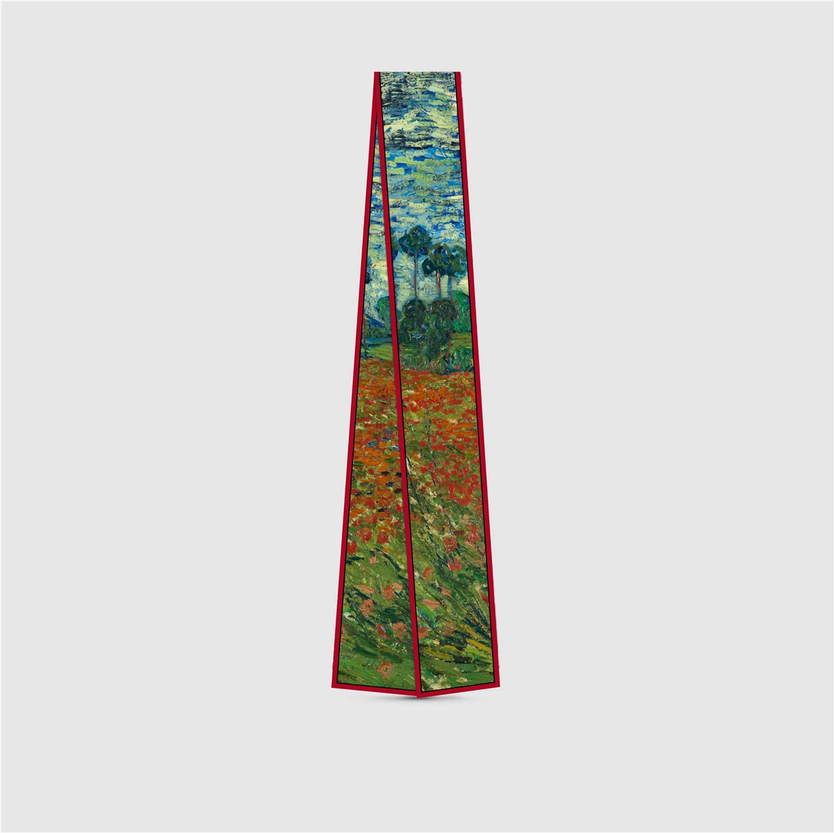 Van Gogh Oil Painting Scarf New Scarf Women Bag Hair Skinny Silk Scarves Designgn Foulard Neckerchief Headband For Ladies
