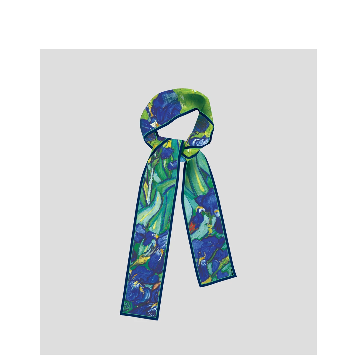 Van Gogh Oil Painting Scarf New Scarf Women Bag Hair Skinny Silk Scarves Designgn Foulard Neckerchief Headband For Ladies