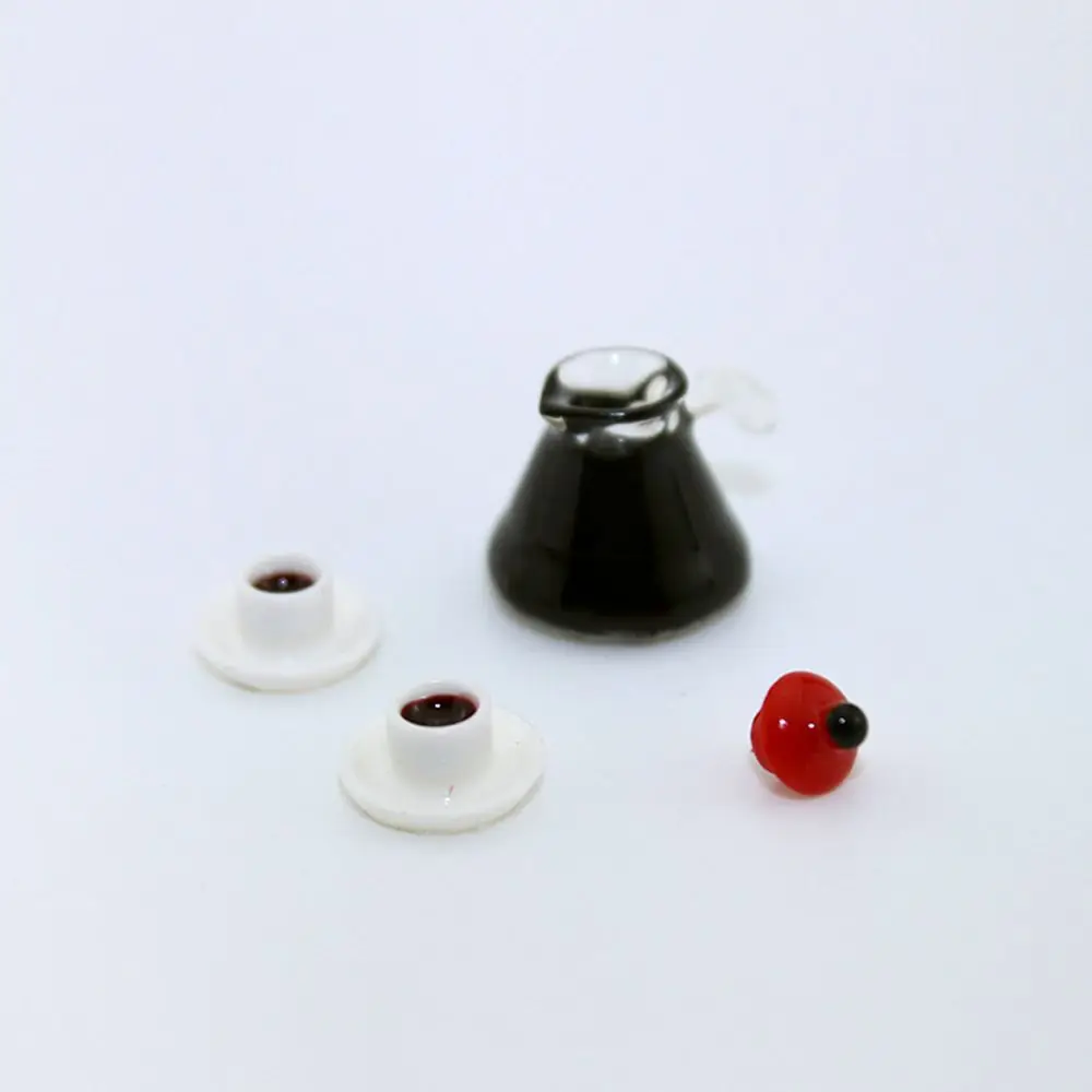 1/12 Scale Simulation Miniature Drinking Model Drinks Jug Cup Coffee Milk Lemon Water Orange Juice Doll Accessories