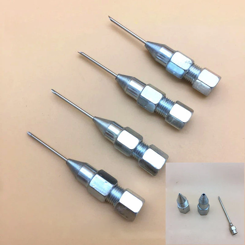 Needle Grease Gun Head Grease Nozzle Grease Gun Accessories Sealed Bearings Removable Refueling Removable Detachable Grease Need