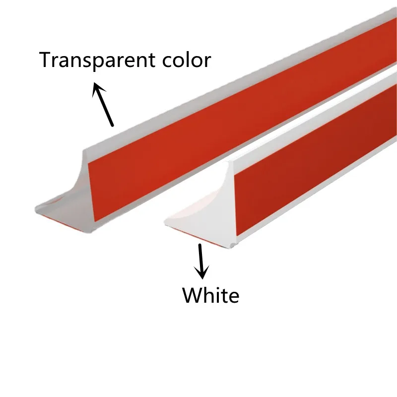 1Pc 100/200/300CM kitchen Water Retaining Strip Self-adhesive Door Seal Strip Bathroom Separation Shower Dam Barrier Accessory