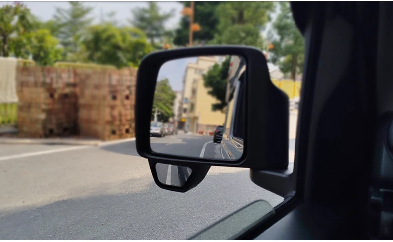 For Suzuki Jimny 2019 2020 2021 JB64 JB74W 2PCS Car Wide Angle Rear Side Mirror View Auxiliary Blind Spot Auto Accessories