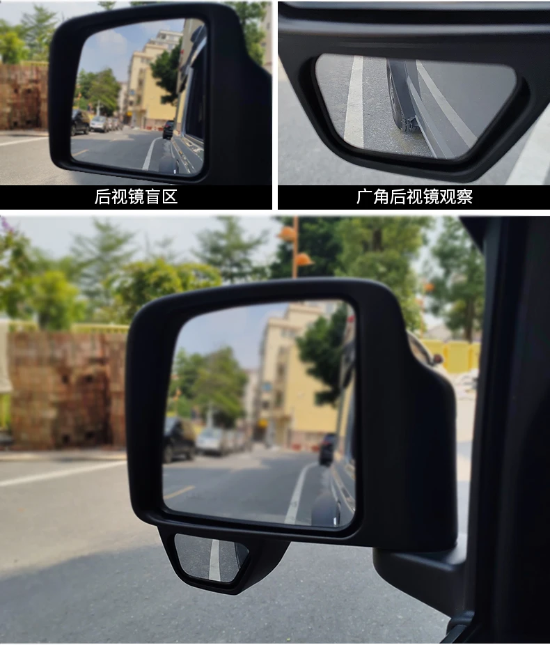 For Suzuki Jimny 2019 2020 2021 JB64 JB74W 2PCS Car Wide Angle Rear Side Mirror View Auxiliary Blind Spot Auto Accessories