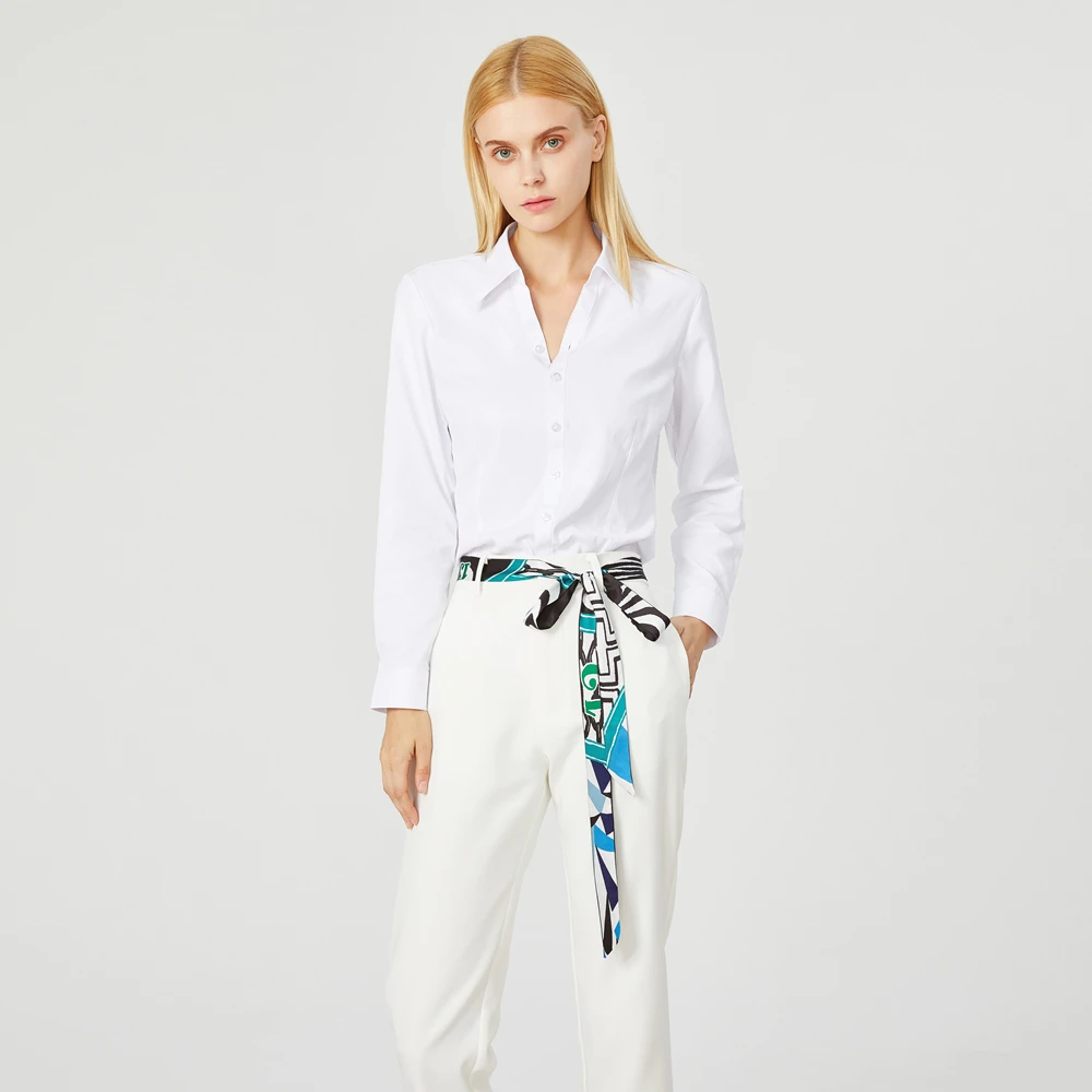 New Fashion Brand Scarf Women Hair Scarf Female Belt Design Skinny Bag Scarves For Ladies Silk Scarf Tie Bag Ribbons