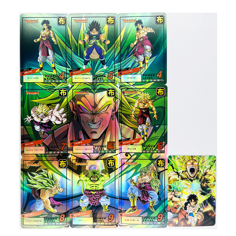 10pcs/set Z 9in1 Broli GT Super Saiyan Heroes Battle Card Ultra Instinct Game Collection Cards