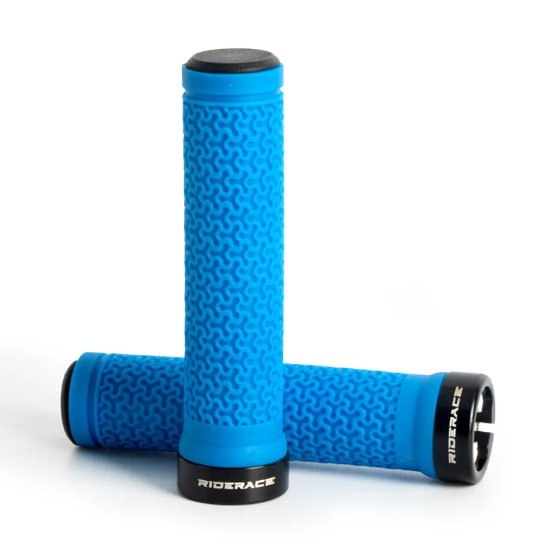 Bicycle Handle Bar Grips MTB Mountain Bike Soft Single-sided Locking Handlebar Cover Plug Rubber Non-slip Cycling Accessories