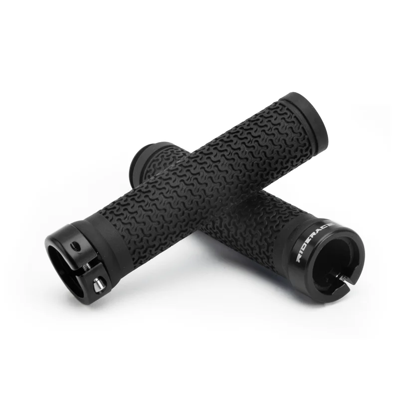Bicycle Handle Bar Grips MTB Mountain Bike Soft Single-sided Locking Handlebar Cover Plug Rubber Non-slip Cycling Accessories