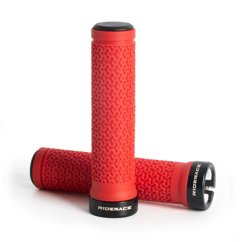 Bicycle Handle Bar Grips MTB Mountain Bike Soft Single-sided Locking Handlebar Cover Plug Rubber Non-slip Cycling Accessories