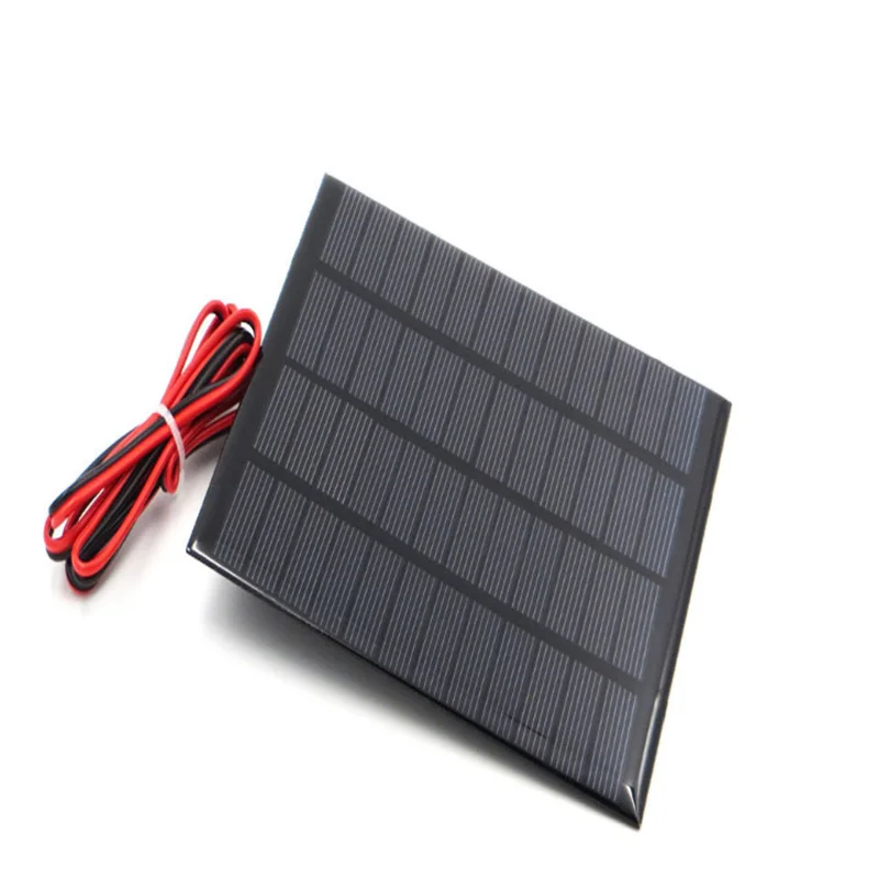 6V 3W 4.5W 6W 9V 4.2W 12V 2W Solar Panel /Solar Min Battery Charger /Battery Display DIY KIT PH 2.0 Cable