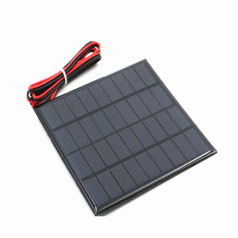 6V 3W 4.5W 6W 9V 4.2W 12V 2W Solar Panel /Solar Min Battery Charger /Battery Display DIY KIT PH 2.0 Cable