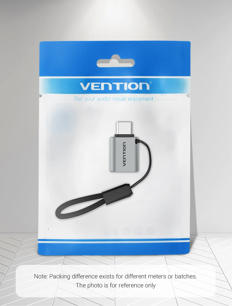 Vention USB C Adapter Type C Male to USB 3.0 2.0 Female OTG Cable for Macbook Pro Huawei Mate 30 Samsung S10 USB OTG Connector