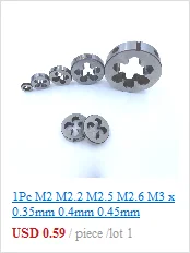 1Set M16 M18 M20 M22 M24 x 1mm 1.5mm 2mm 2.5mm Taper and Plug Metric Tap Pitch For Mold Machining * 1 1.5 2 2.5