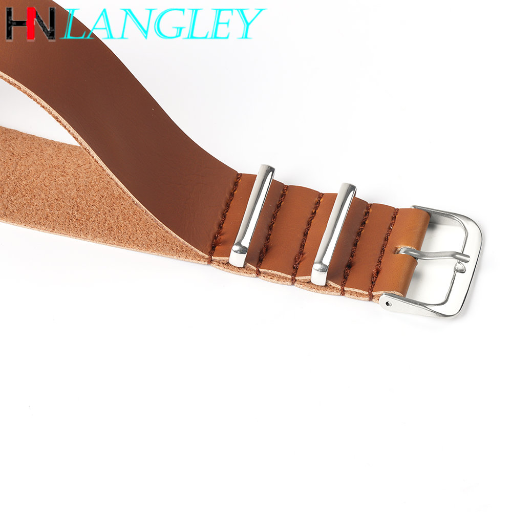 Ultra Thin Leather Watch Band Strap Single Layer Bracelet 18mm 20mm 22mm 24mm Watch Replacement Accessories Women Men Band