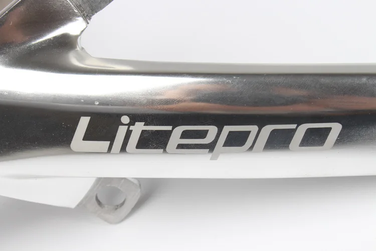 Litepro Folding Bicycle Crank Aluminum Alloy 170mm Hollow Integrally MTB Mountain Bike BCD 130 Crankset Tooth Plate Parts