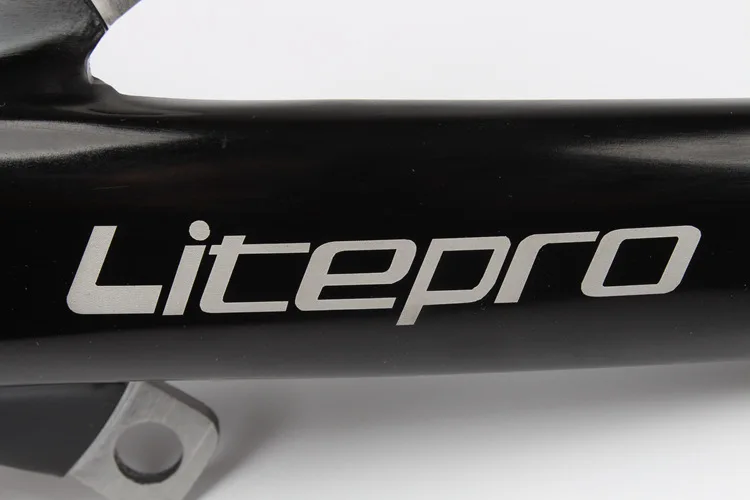 Litepro Folding Bicycle Crank Aluminum Alloy 170mm Hollow Integrally MTB Mountain Bike BCD 130 Crankset Tooth Plate Parts