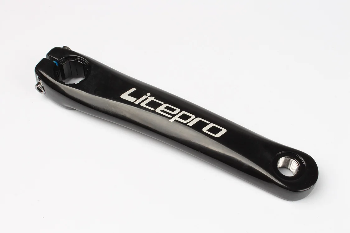 Litepro Folding Bicycle Crank Aluminum Alloy 170mm Hollow Integrally MTB Mountain Bike BCD 130 Crankset Tooth Plate Parts