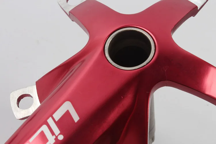 Litepro Folding Bicycle Crank Aluminum Alloy 170mm Hollow Integrally MTB Mountain Bike BCD 130 Crankset Tooth Plate Parts