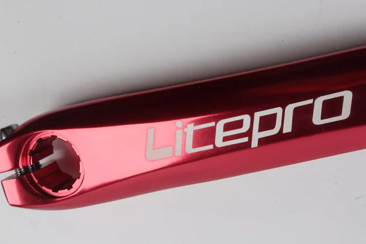 Litepro Folding Bicycle Crank Aluminum Alloy 170mm Hollow Integrally MTB Mountain Bike BCD 130 Crankset Tooth Plate Parts