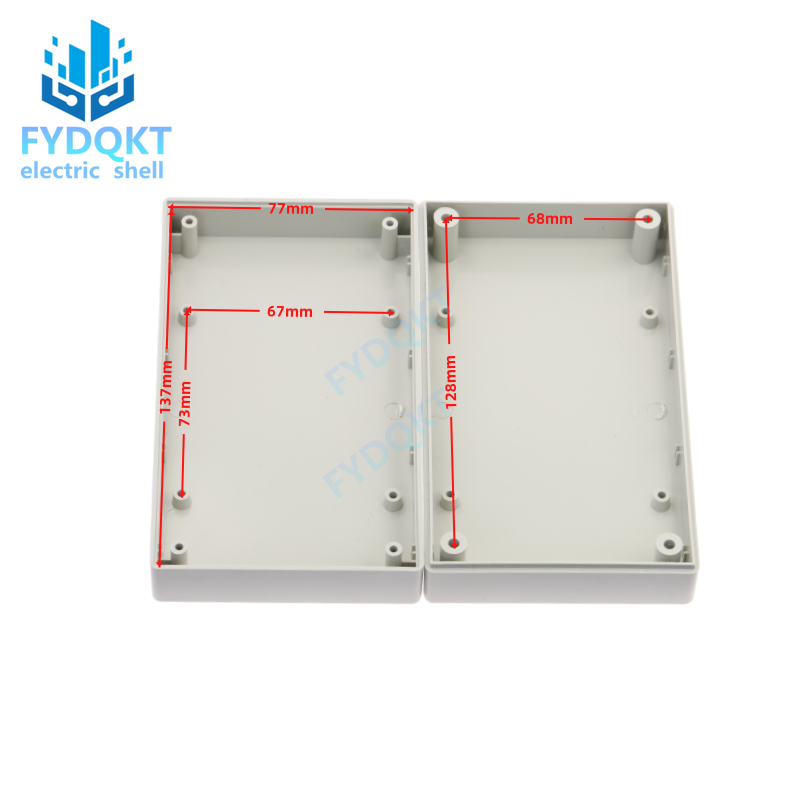 1pcs PCB Waterproof Plastic Box Enclosure Electronic Project Case without screws 140x82x38mm Wire Junction Boxes ABS