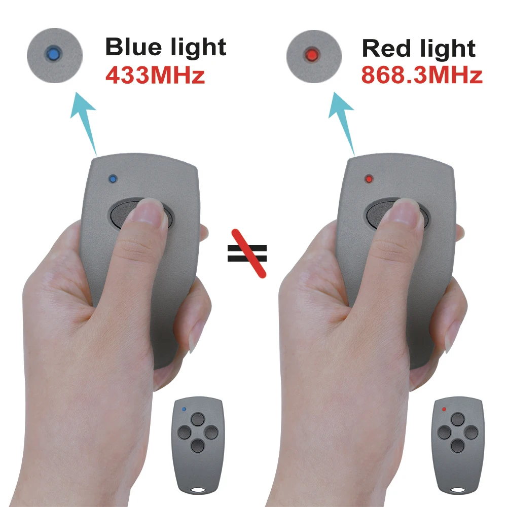 Clone Garage Door Remote 868 MHz / 433MHz For Digital D302 D304 D313 433 D323 D382 D384 131 868 Command 211 212 214 221