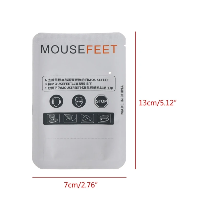 New 1 Set/Pack Mouse Skates Mouse Feet for Razer Basilisk Ultimate Mouse Glides Curve Edge