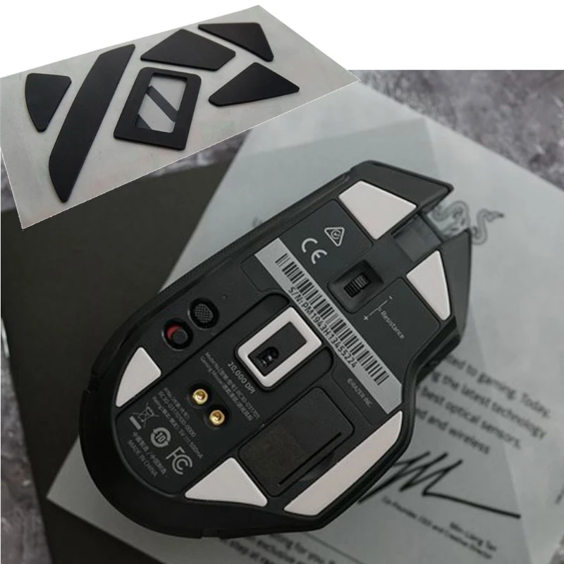 New 1 Set/Pack Mouse Skates Mouse Feet for Razer Basilisk Ultimate Mouse Glides Curve Edge
