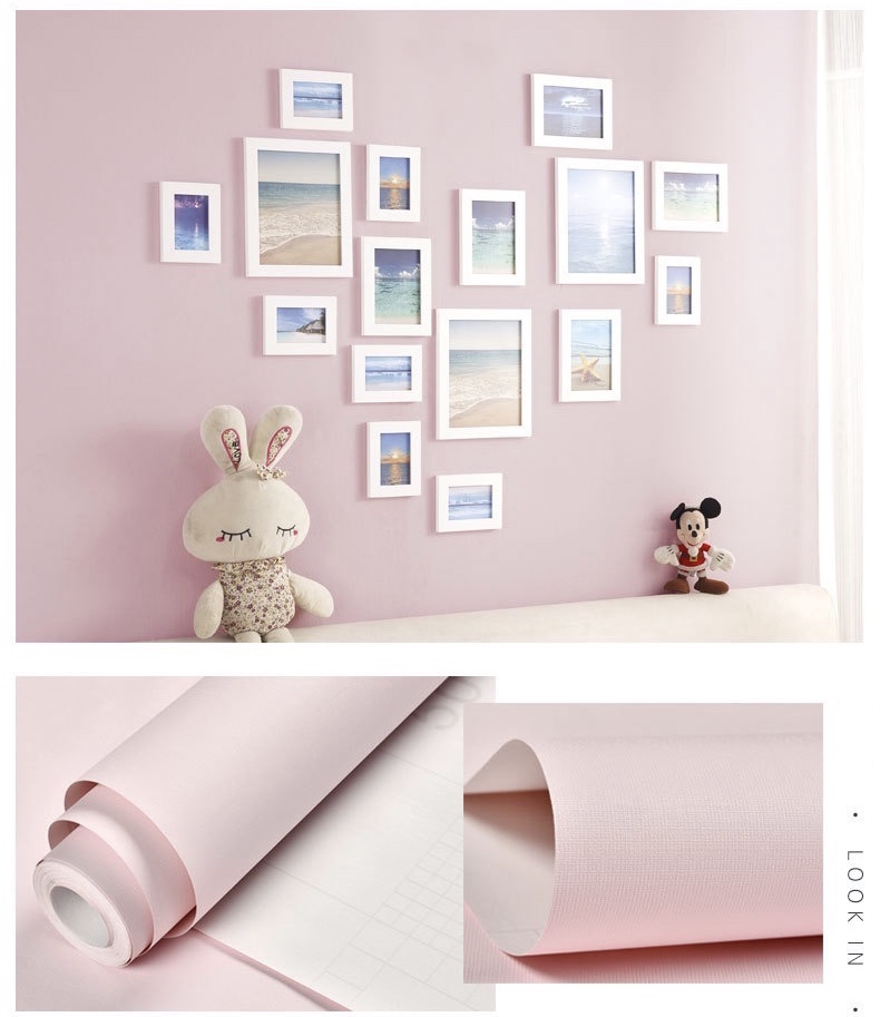 80cm Macaron Self-Adhesive Vinyl Wallpaper Kitchen Cabinet Storage Desktop Furniture Bedroom Decor Waterproof Film Wall Stickers