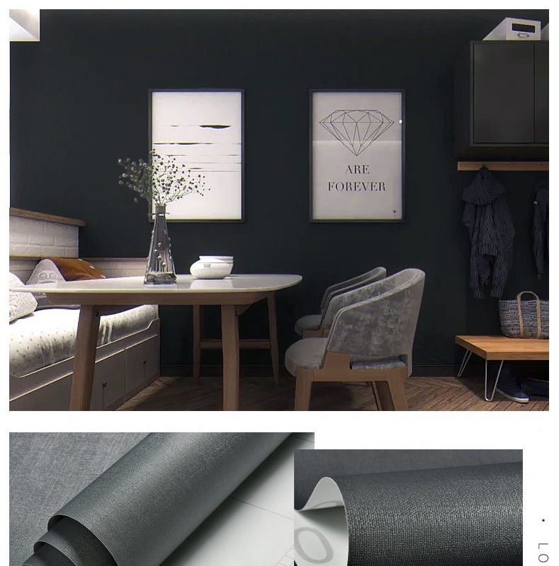 80cm Macaron Self-Adhesive Vinyl Wallpaper Kitchen Cabinet Storage Desktop Furniture Bedroom Decor Waterproof Film Wall Stickers
