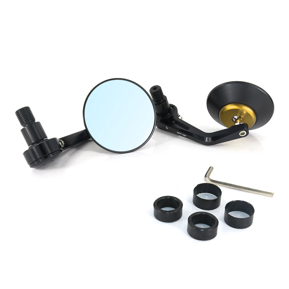 CNC Handle Bar End Mirror Rearview Mirror Fit For Yamaha XSR 900 2016-2021 XSR700 2018-2021 Tmax500 Tmax530 XJ 6/DIVERSION MT-10