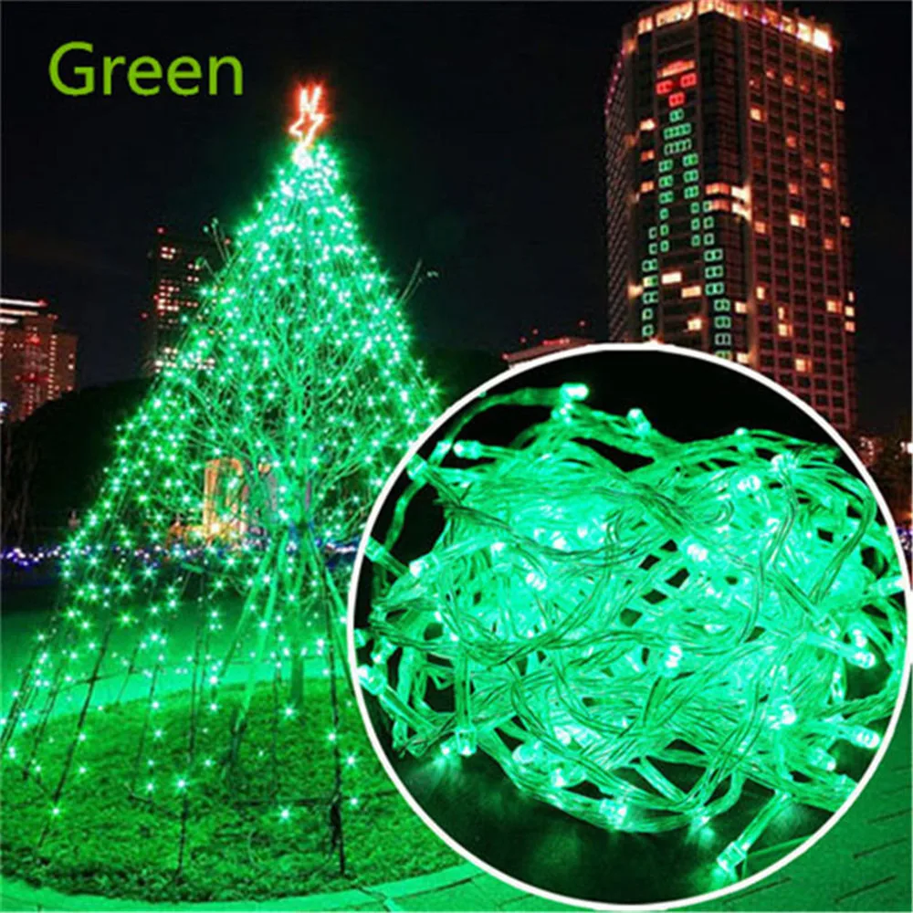 10M 100M Led String Garland Christmas Tree Fairy Light Chain Waterproof Home Garden wedding Party Outdoor Holiday Decoration