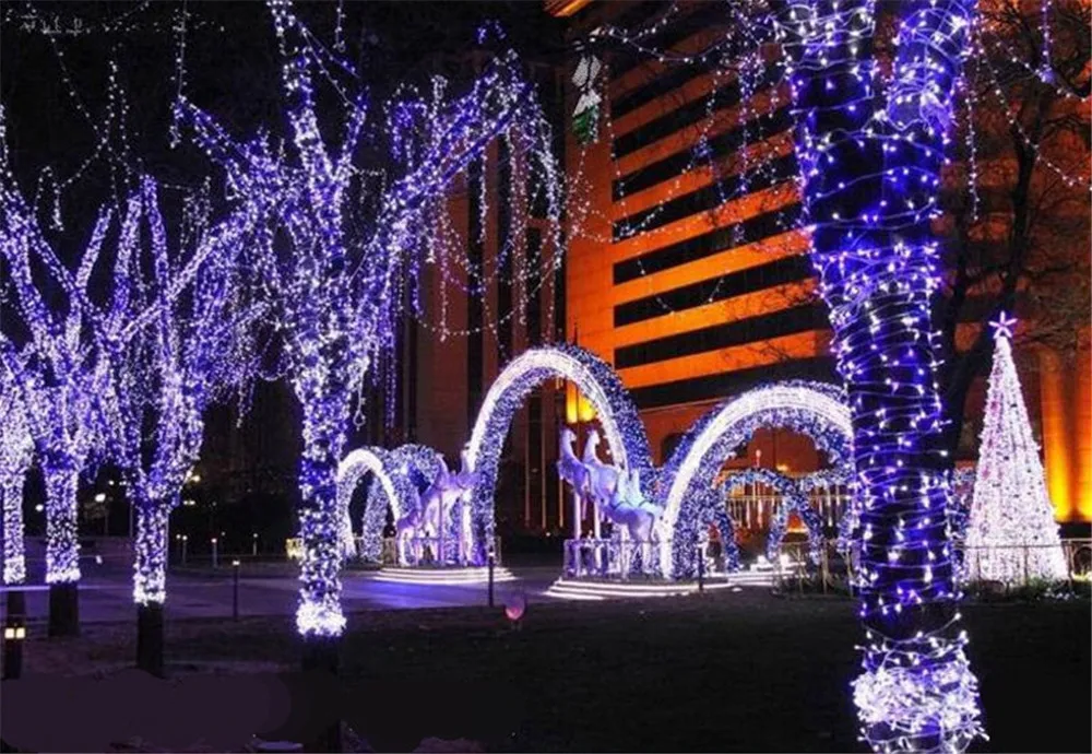 10M 100M Led String Garland Christmas Tree Fairy Light Chain Waterproof Home Garden wedding Party Outdoor Holiday Decoration