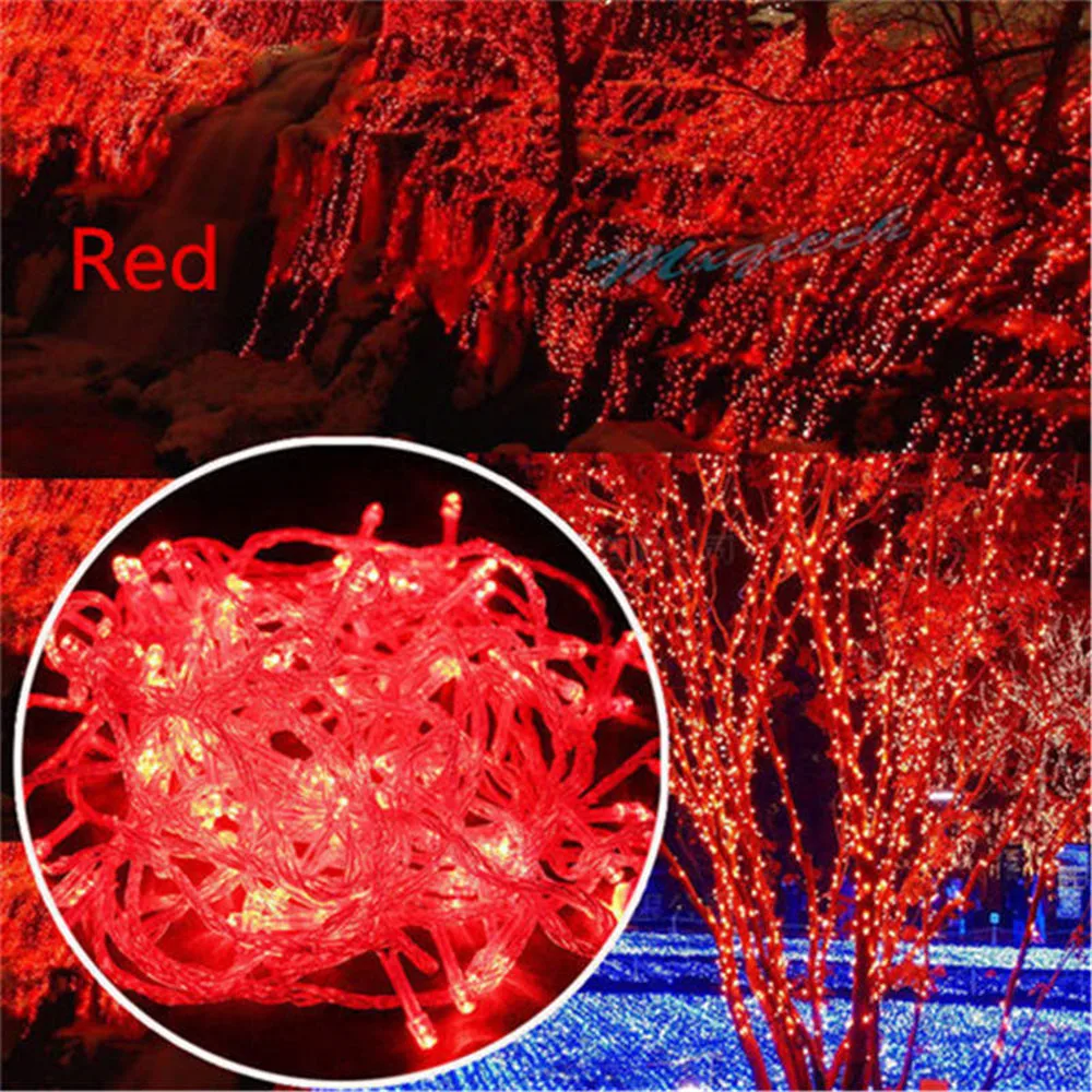 10M 100M Led String Garland Christmas Tree Fairy Light Chain Waterproof Home Garden wedding Party Outdoor Holiday Decoration