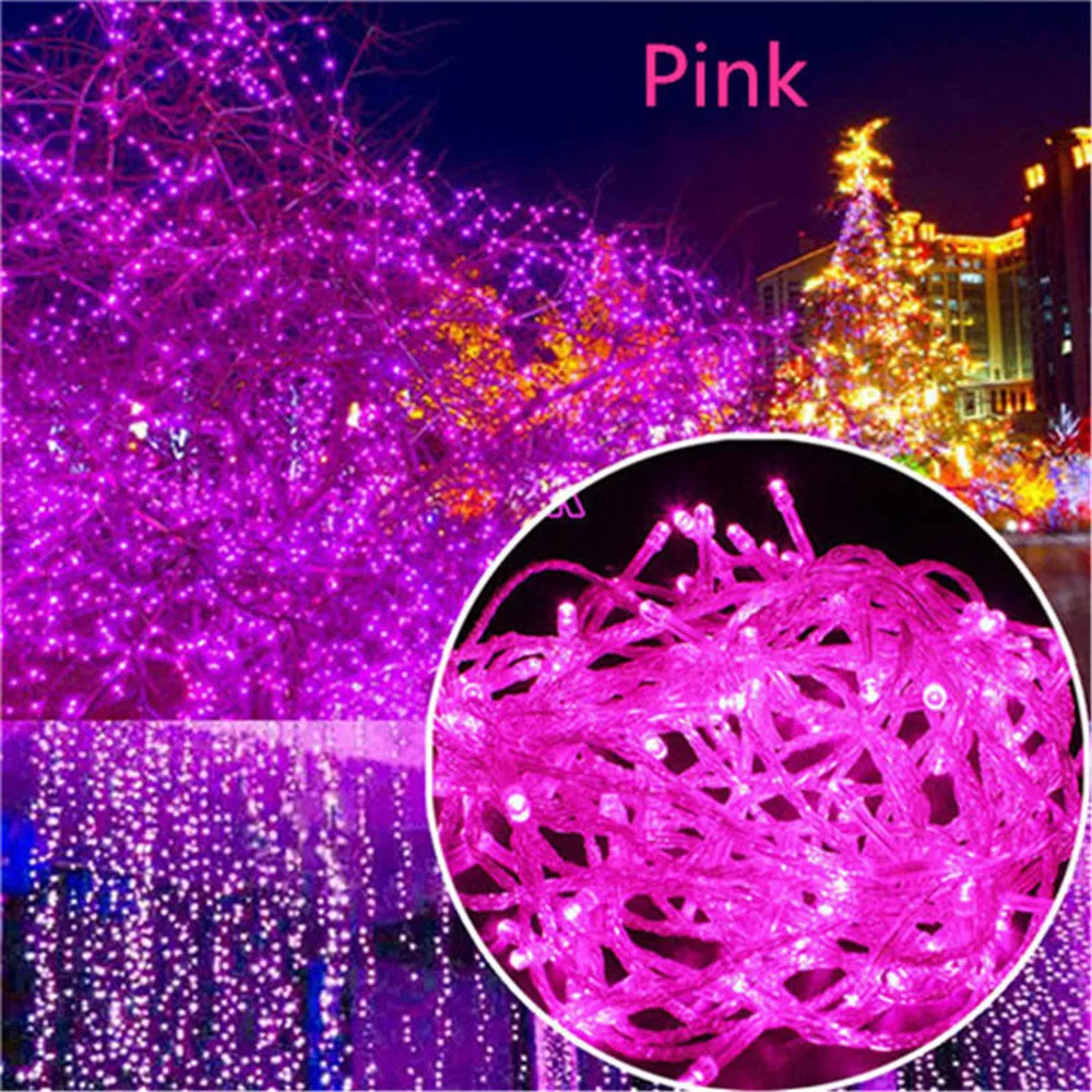 10M 100M Led String Garland Christmas Tree Fairy Light Chain Waterproof Home Garden wedding Party Outdoor Holiday Decoration