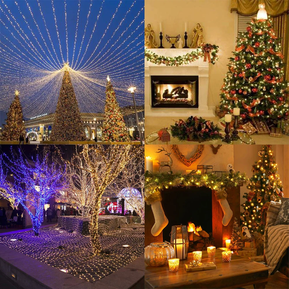10M 100M Led String Garland Christmas Tree Fairy Light Chain Waterproof Home Garden wedding Party Outdoor Holiday Decoration