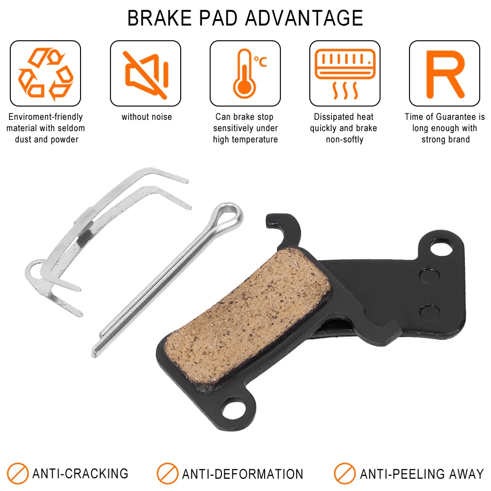 1/3Pairs Disc Ceramic Semi-Metallic Brake Pad For INOKIM OX for Dualtron 3 Electric Scooter ZOOM XTECH HB100 Hydraulic Brake MTB