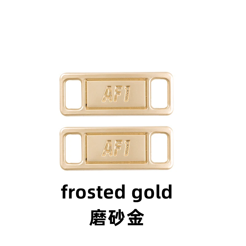 2pcs/pair Shoelace Buckle Metal Shoelaces AF1 Shoelaces buckle Accessories Metal Lace Lock DIY Sneaker Kits Metal Lace Buckle