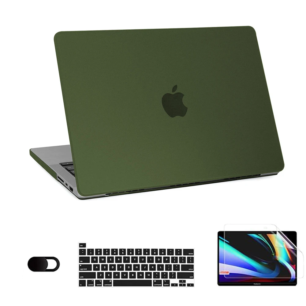 2026 New Ultra Thin Hard Shell Laptop Case For Macbook Air 13 Case For Macbook Pro 14 M5 M4 M3 M2 M1 Chip Air 13.6 15 2024 Cover