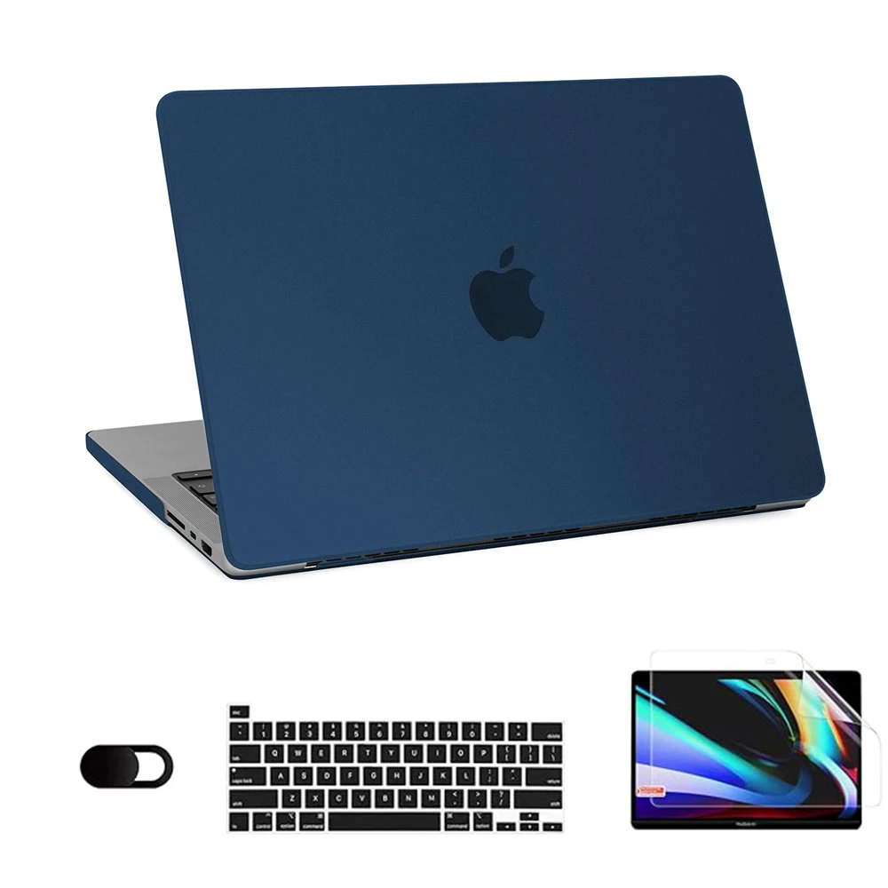 2026 New Ultra Thin Hard Shell Laptop Case For Macbook Air 13 Case For Macbook Pro 14 M5 M4 M3 M2 M1 Chip Air 13.6 15 2024 Cover