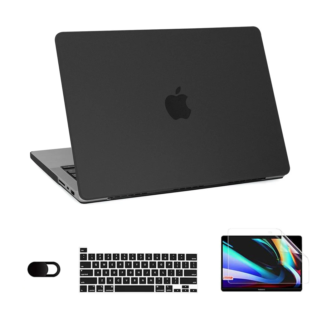 2026 New Ultra Thin Hard Shell Laptop Case For Macbook Air 13 Case For Macbook Pro 14 M5 M4 M3 M2 M1 Chip Air 13.6 15 2024 Cover