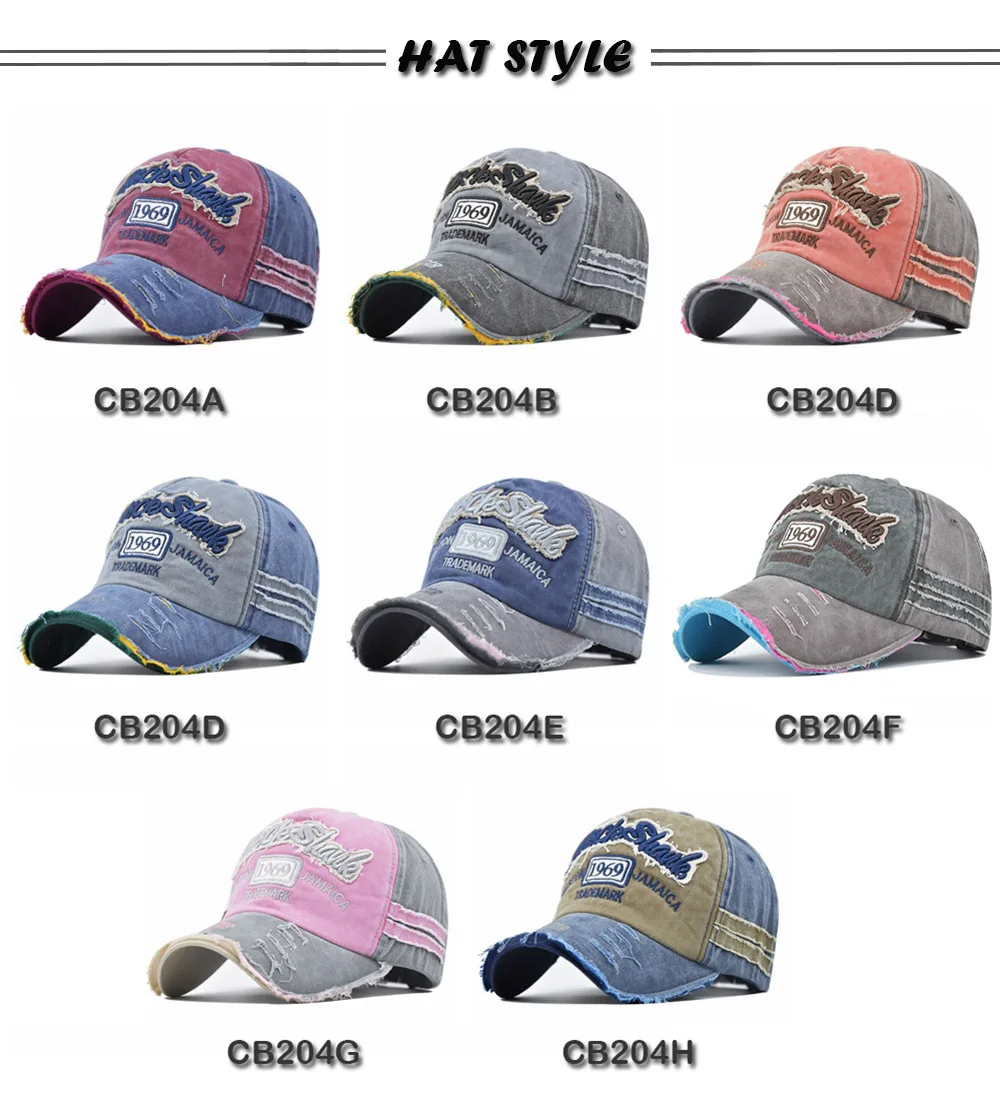 Washed Cotton 1969 Embroidery Baseball Caps For Women Men Sport Visors Vintage Snapback Cap Unisex-Teen Hip Hop Hat Bone Dad Hat