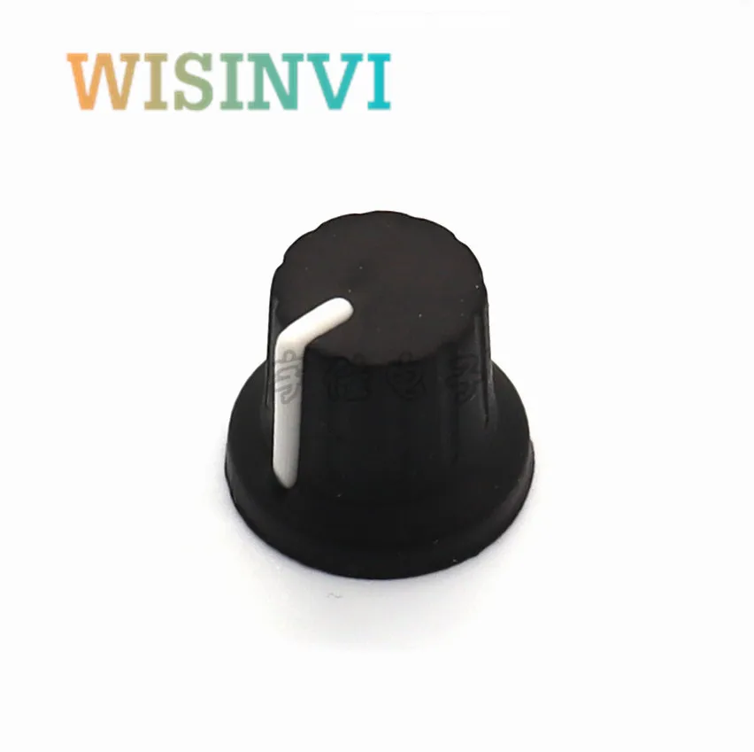 10 Pieces Rubber Half Shaft Knob Diameter 16mm Height 14mm Soft Rubber Knob 180 Degree D-Shaped Inner Hole 6mm