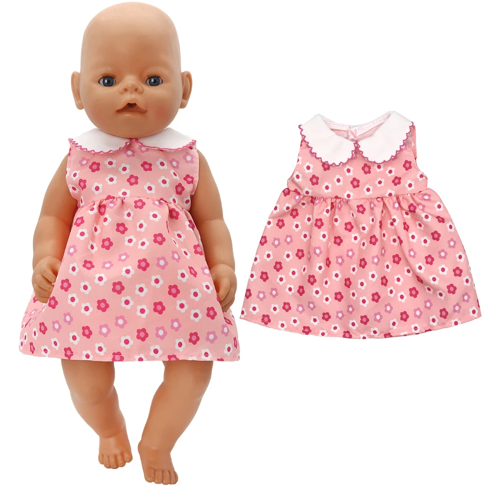 Baby Doll Dress 43cm For 17" Girl Doll Summer Outwear Accessories