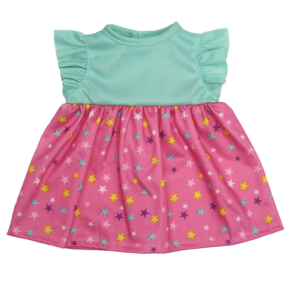 Baby Doll Dress 43cm For 17" Girl Doll Summer Outwear Accessories