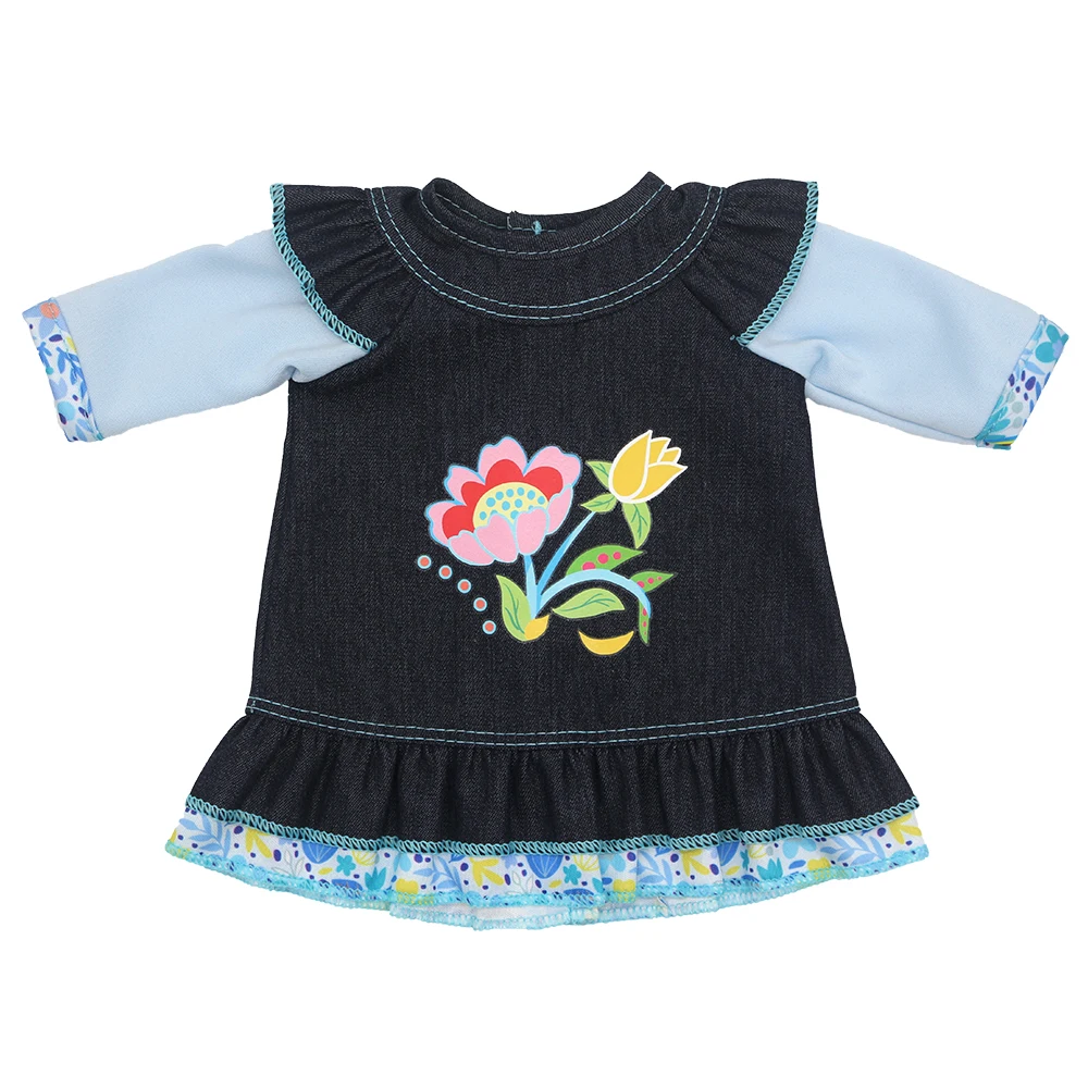 Baby Doll Dress 43cm For 17" Girl Doll Summer Outwear Accessories