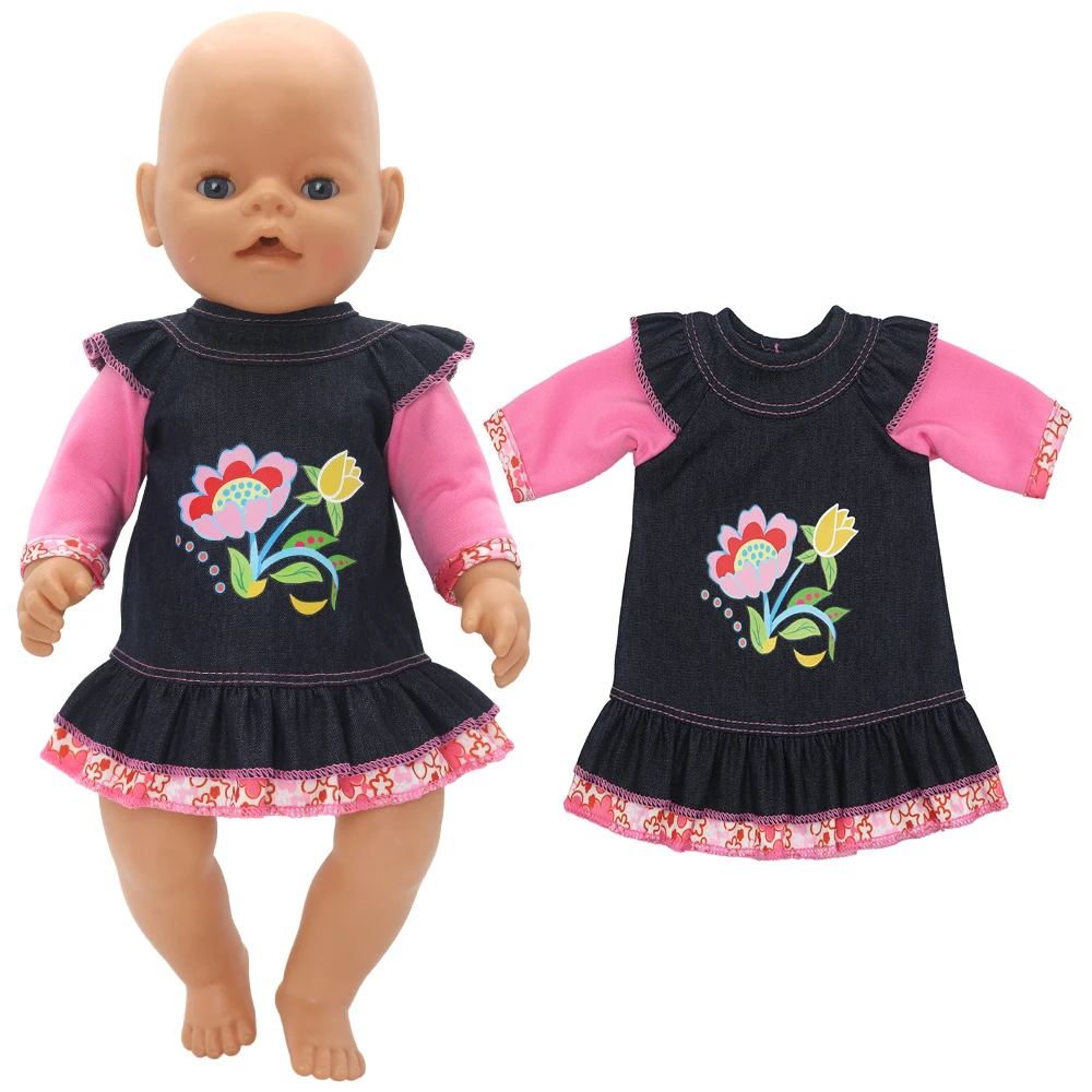 Baby Doll Dress 43cm For 17" Girl Doll Summer Outwear Accessories