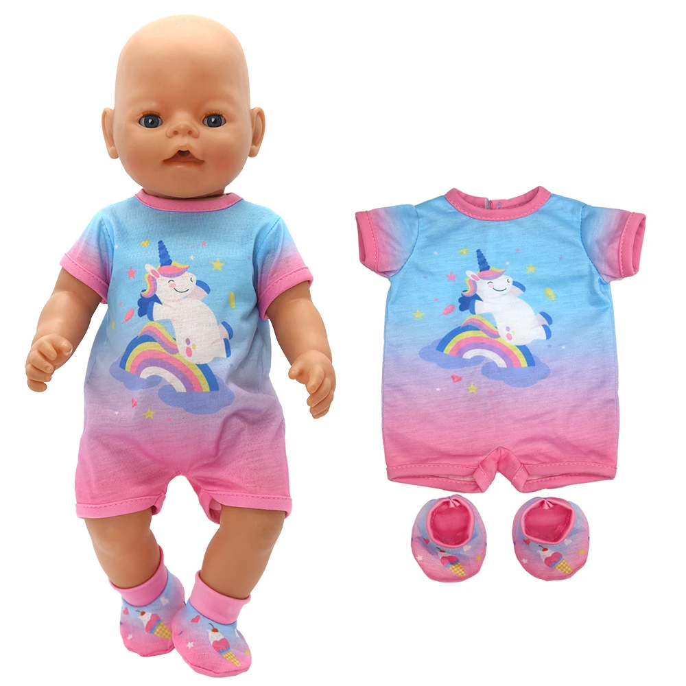 Baby Doll Dress 43cm For 17" Girl Doll Summer Outwear Accessories