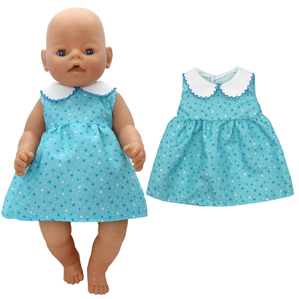 Baby Doll Dress 43cm For 17" Girl Doll Summer Outwear Accessories