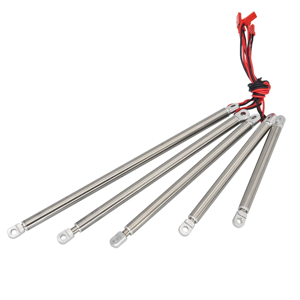 Metal Electric Push Rod Simulation Cylinder 30/50/80/100/130mm Travel 3 ~ 6V Pushrod For RC Car Excavator DIY Model Accessories