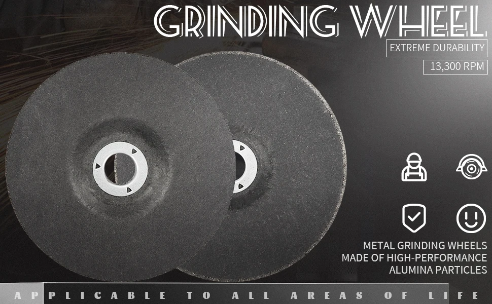 Resin Grinding Wheel 3inch 75mm Grind Disc Mini Cutting Round Disc for Angle Grinder Metal Polishing and Grinding